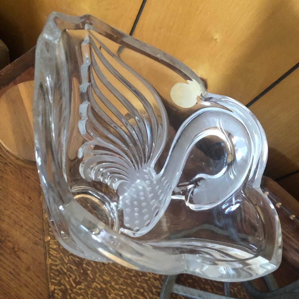 Swan vase Crystal Clear - Picture 6 of 14